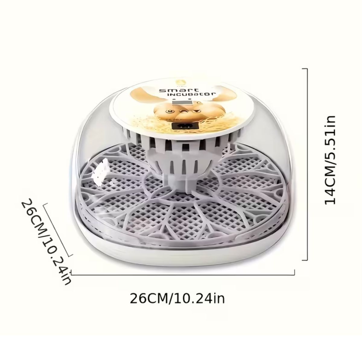 Automatic 12-Egg Incubator with Automatic Hatching System